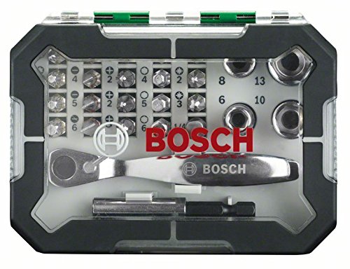 Bosch Set de Puntas y Dados, 26 Piezas