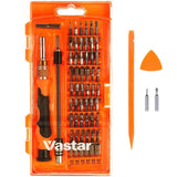 Vastar 62 en 1 kit Conductor Magnético 56 Bits, Destornillador Magnético de Precisión, de Peparación para Teléfono Móvil, Tableta, PC, Mac Book, kit de Herramientas de Reparación de la Electrónica