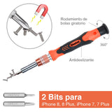 Vastar 62 en 1 kit Conductor Magnético 56 Bits, Destornillador Magnético de Precisión, de Peparación para Teléfono Móvil, Tableta, PC, Mac Book, kit de Herramientas de Reparación de la Electrónica