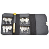TFHEEY 25 en 1 juego de destornilladores Mini Set de destornilladores de precisión electrónica herramientas Kit de reparación para teléfono celular, reloj, PC, computadora portátil, cámara digital