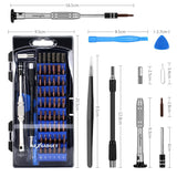 NEXGADGET 62 en 1 Destornilladores Precisión Herramientas Profesional para Iphone, Smartphones, Tablets, Ordenadores Portátiles, Gafas, Cámara y Reloj, Kit de Herramientas de Reparación de la Electrónica (Azul)