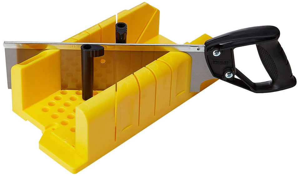 Stanley Caja de Inglete Profesional 14 pulg + serrucho