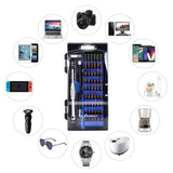 NEXGADGET 62 en 1 Destornilladores Precisión Herramientas Profesional para Iphone, Smartphones, Tablets, Ordenadores Portátiles, Gafas, Cámara y Reloj, Kit de Herramientas de Reparación de la Electrónica (Azul)