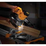DeWalt DW713 15 Amp 25.4 cm compuesto sierra ingletadora y hoja de sierra Combo Pack