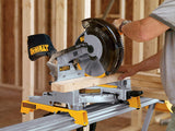 DeWalt DW713 15 Amp 25.4 cm compuesto sierra ingletadora y hoja de sierra Combo Pack