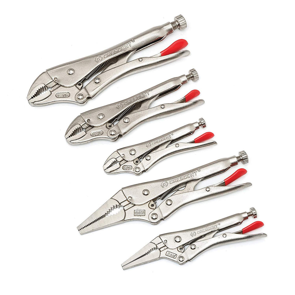 Crescent CLP5SETN Locking Plier Set, 5 Piece
