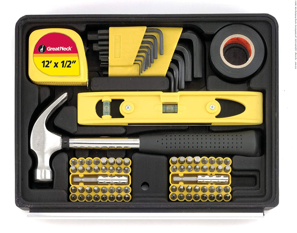 Great Neck Shaw, Caja con Set de Herramientas GN205, 205 Piezas